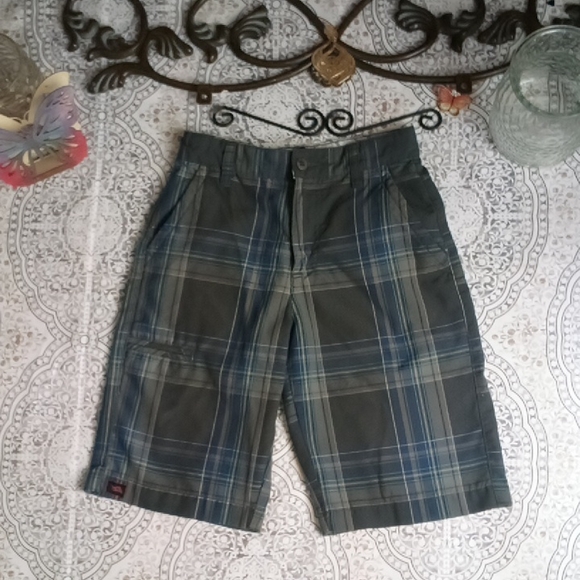 Dark blue plaid tony Hawk shorts - Picture 12 of 12